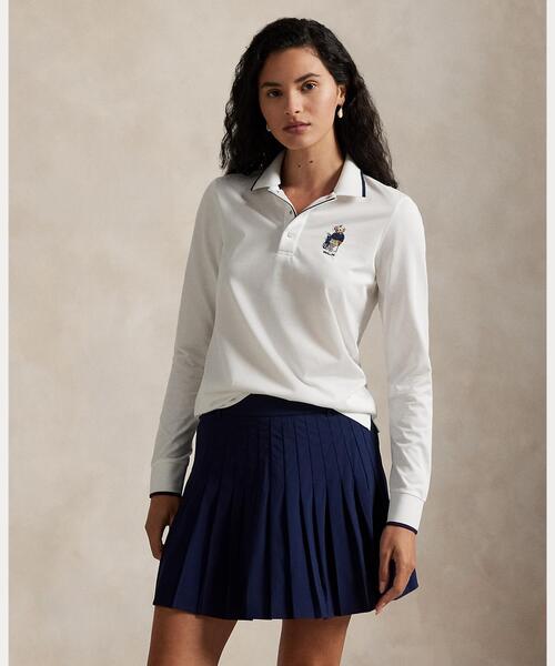 ポロシャツ ポロ テーラード フィット Polo ベア ジャージー ポロシャツ レディース