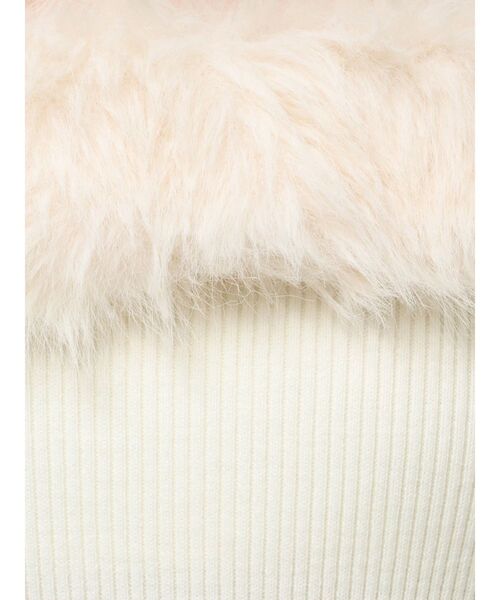 RESEXXY（リゼクシー） ワンピース フェイクファートリムニット