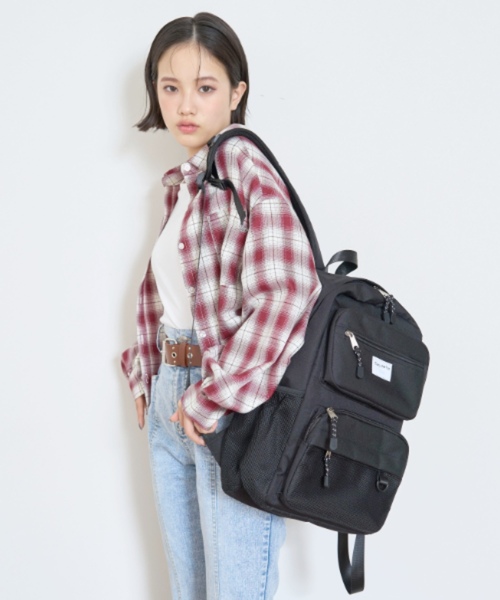 LOVETOXIC リュック 「LTXC」「容量23L」「撥水」メッシュポケット