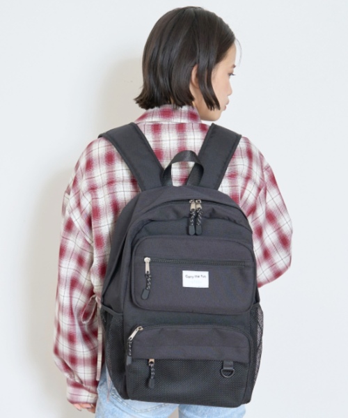 LOVETOXIC リュック 「LTXC」「容量23L」「撥水」メッシュポケット