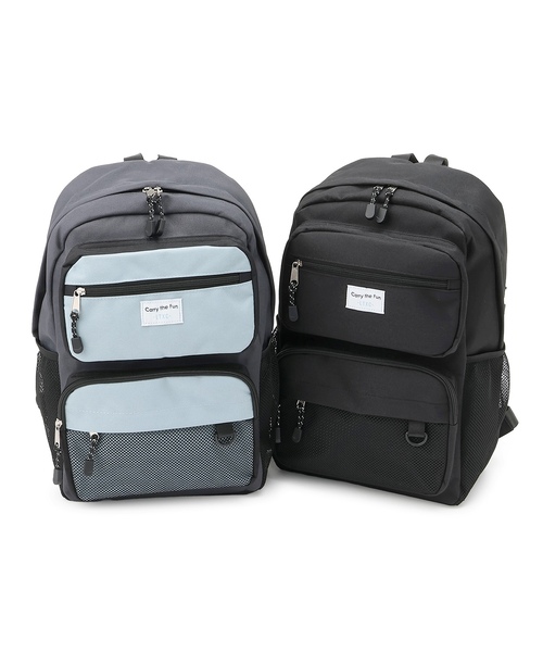 LOVETOXIC リュック 「LTXC」「容量23L」「撥水」メッシュポケット