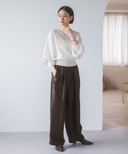 「A part by」 長袖ニット FREE グリーン系その他4 レディース_画像3