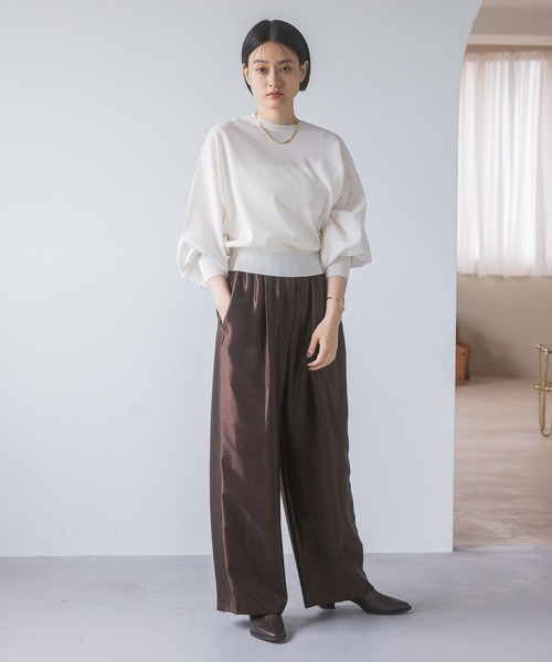 「A part by」 長袖ニット FREE グリーン系その他4 レディース_画像4