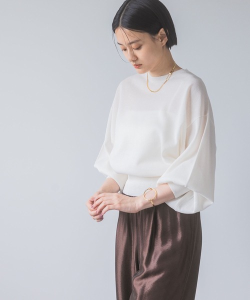 「A part by」 長袖ニット FREE グリーン系その他4 レディース_画像8