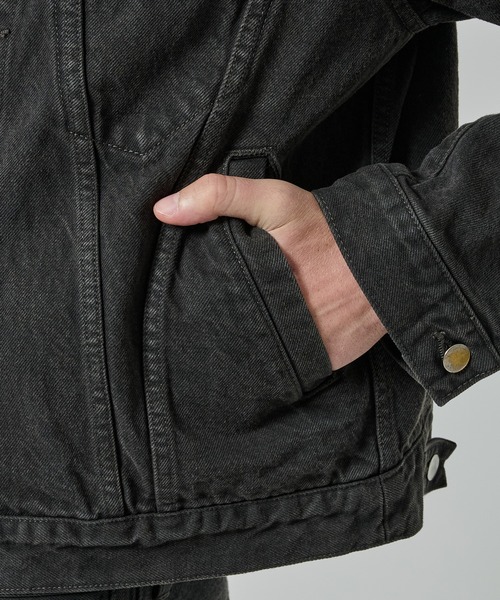デニムジャケット gジャン 「NVRFRGT」3D TRUCKER JACKET メンズの画像