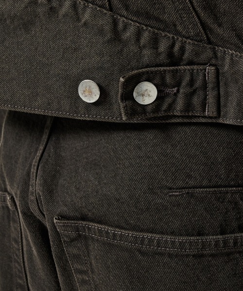 デニムジャケット gジャン 「NVRFRGT」3D TRUCKER JACKET メンズの画像