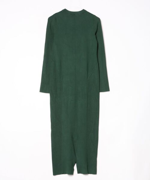 UN3D.」 ニットワンピース 36 グリーン レディース