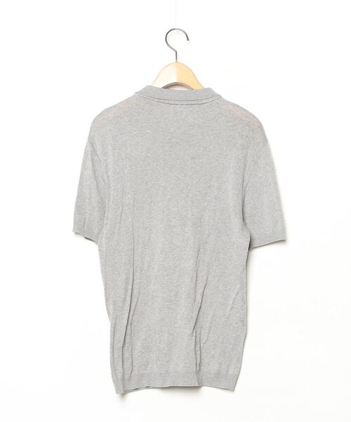 「Letroyes」 半袖ニット M グレー メンズ_画像2