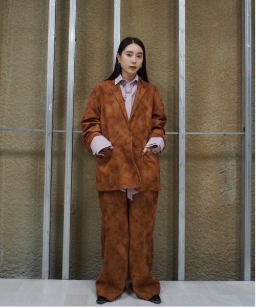 Ameri パンツセットアップ セール】HALF SHEER LAYERED PANTS（スラックス）｜Ameri（アメリ）の