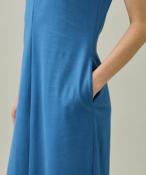 「CINOH」 ノースリーブワンピース 38 ブラック レディース_画像5