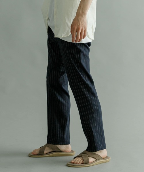 「URBAN RESEARCH」 イージーパンツ LARGE ネイビー メンズ_画像3