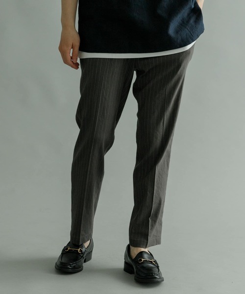 「URBAN RESEARCH」 イージーパンツ LARGE ネイビー メンズ_画像4