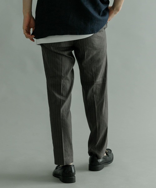 「URBAN RESEARCH」 イージーパンツ LARGE ネイビー メンズ_画像7