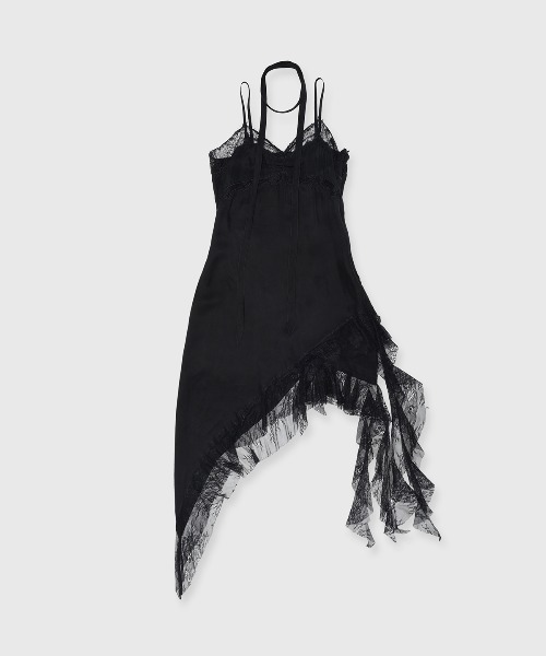 JOSE MOON ワンピース ASYMMETRY LACE DRESS/アシンメトリー