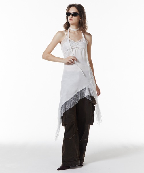 専用:Jose moon ASYMMETRY LACE DRESS/レースドレス ASYMMETRY LACE DRESS/アシンメトリーレースドレス（ワンピース