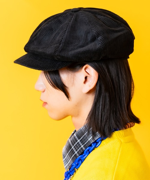 帽子 キャスケット レディース an meets zakka コーデュロイ肉厚