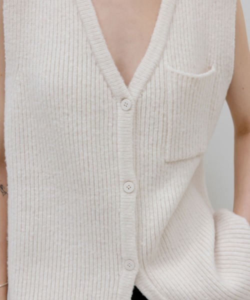 Studio Doe ベスト ジレ Studio Doe X-silhouette Knitted Vest