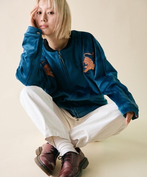 rehacer（レアセル） スカジャン : Dolman Wide Souvenir Jacket