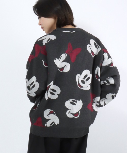 Disney（ディズニー） ニット セーター キャラクタージャガードニット