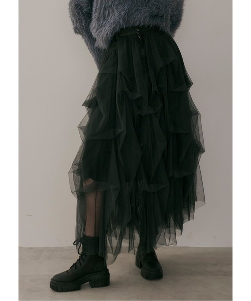 LA BELLE ETUDE（ラベルエチュード） スカート 1 ブラック レディース