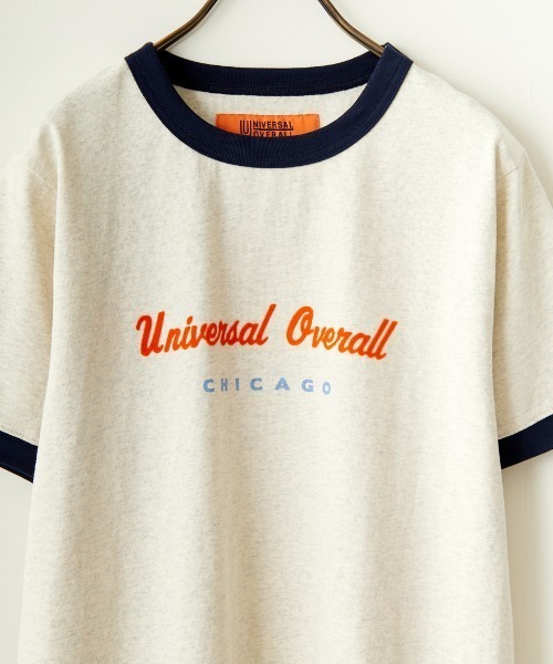 「UNIVERSAL OVERALL」 半袖Tシャツ F ネイビー レディース_画像3