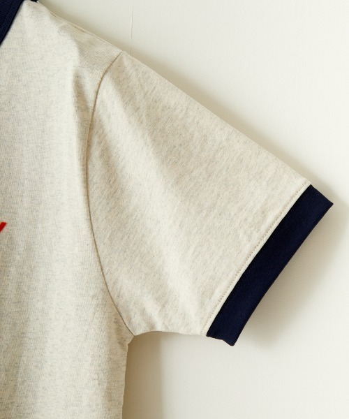 「UNIVERSAL OVERALL」 半袖Tシャツ F ネイビー レディース_画像4