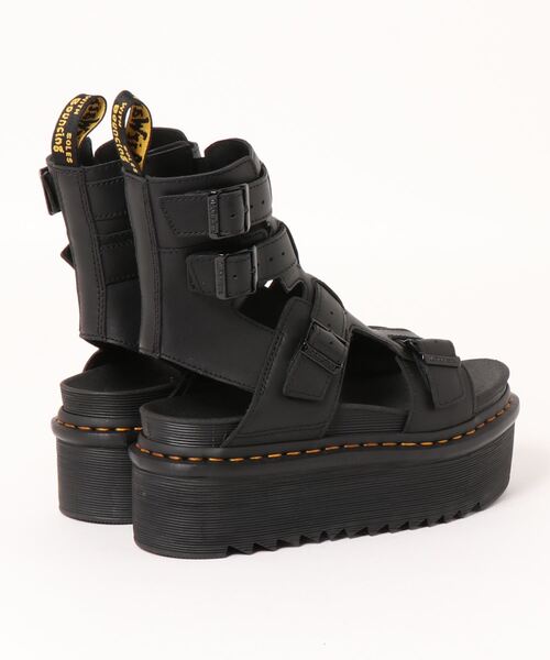 Dr. Martens フラットサンダル Dr.Martens（ドクターマーチン） フラットサンダル UK4 ブラック