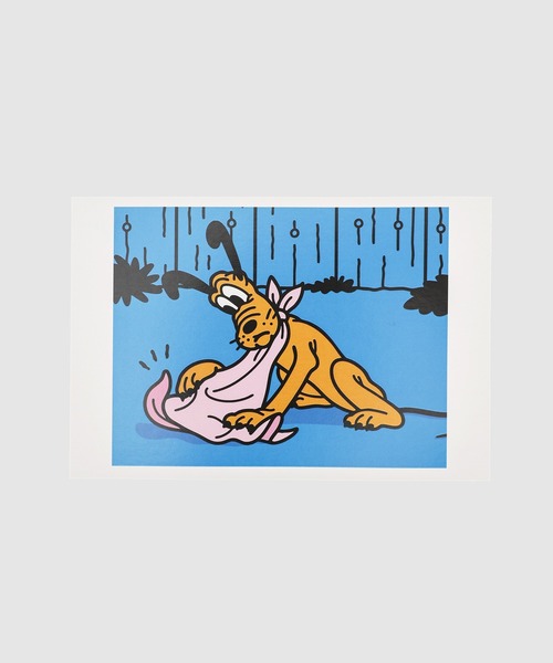ED15 Face oka サイン入り タペストリー Disney（ディズニー） ステッカー Post card designed by FACE OKA