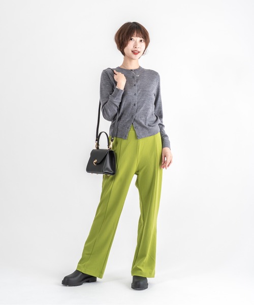 【ほぼ未使用】GIANNI NOTARO スウェードワンハンドルバック 緑 ほぼ未使用】GIANNI NOTARO スウェードワンハンドルバック 緑