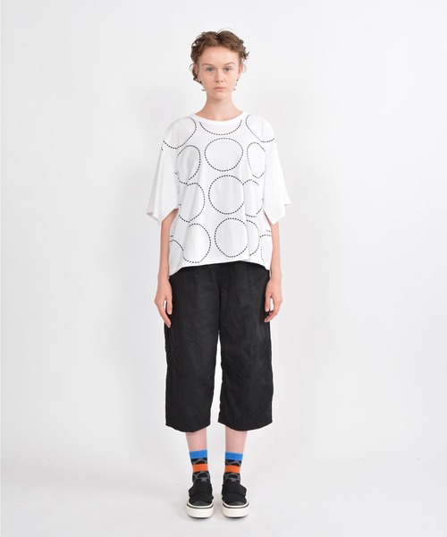 「gomme」 半袖Tシャツ MEDIUM ホワイト レディース_画像4