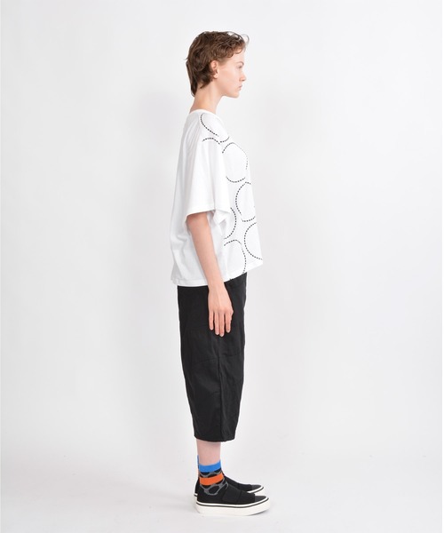 「gomme」 半袖Tシャツ MEDIUM ホワイト レディース_画像6