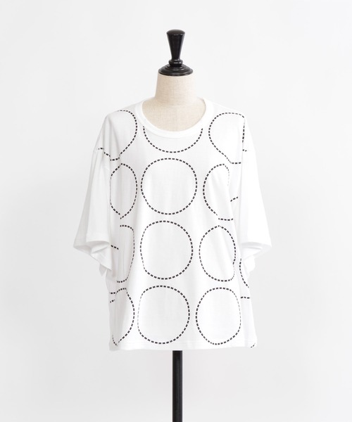 「gomme」 半袖Tシャツ MEDIUM ホワイト レディース_画像8