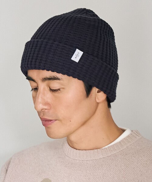 希少 Y's for men ワッフル ヘビーオンス ニット帽 ニットキャップ coen（コーエン） ニット帽 ニットキャップ 「ギフトにおすすめ