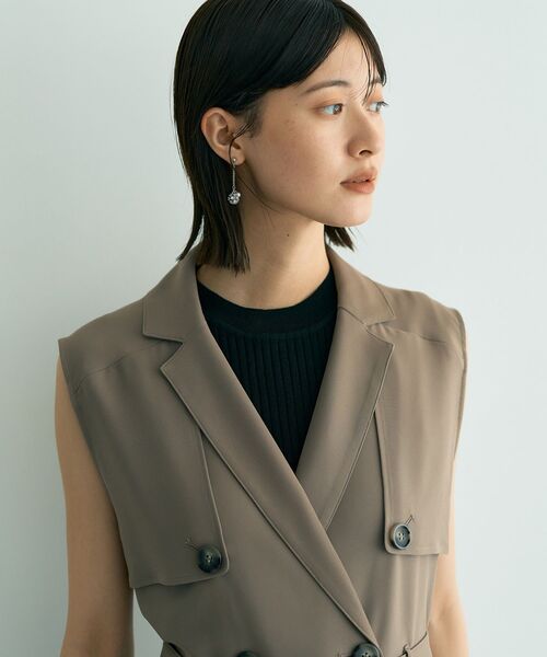 「YECCA VECCA」 ノースリーブワンピース FREE ブラウン レディース_画像9