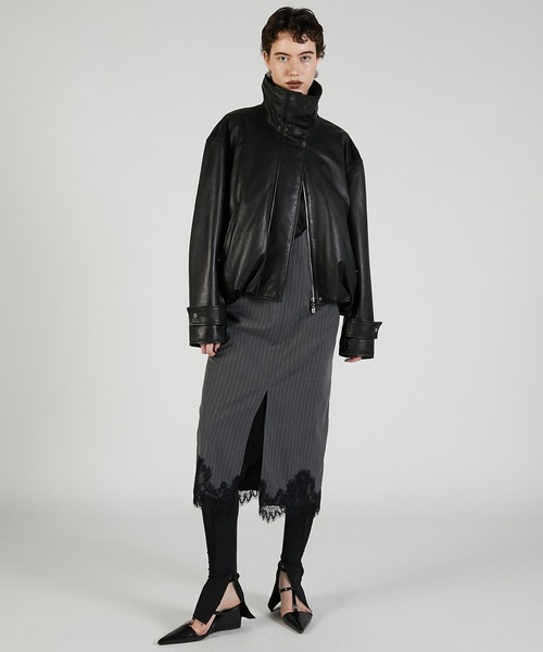 にこchan】PRANK PROJECT フェイクレザー ミニワンピース ワンピース