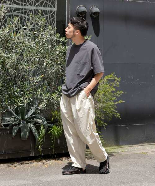 「EKAL」 半袖Tシャツ LARGE ブラウン系その他 メンズ_画像9