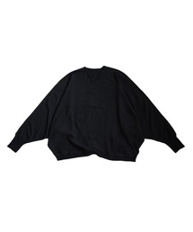 「antiqua」 「pattern torso」長袖ニット ONESIZE ブラック レディースの画像3