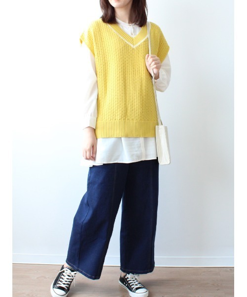 「MB mint breeze」 長袖チュニック L ブルー レディース_画像5