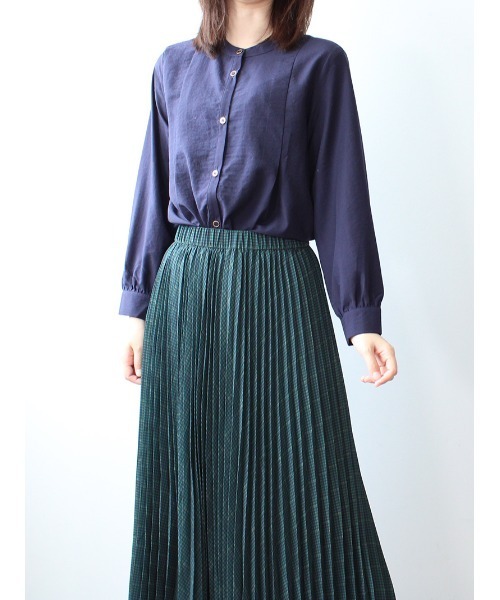 「MB mint breeze」 長袖チュニック L ブルー レディース_画像9