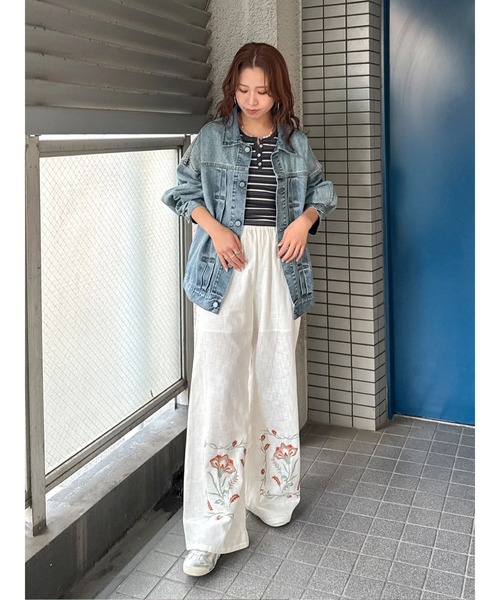 Ungrid（アングリッド） デニムジャケット gジャン ルーズシルエット