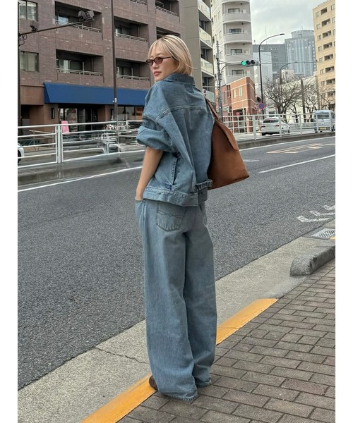 Ungrid（アングリッド） デニムジャケット gジャン ルーズシルエット
