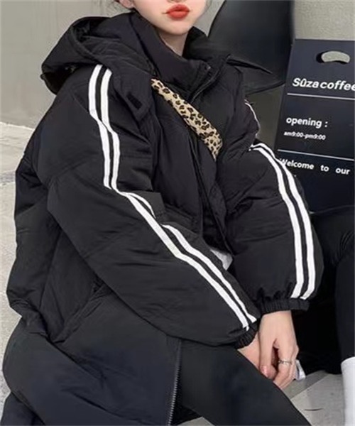 「FREE STYLISTS」 ダウンコート S ブラック レディース_画像5