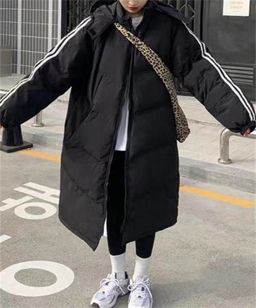 「FREE STYLISTS」 ダウンコート S ブラック レディース_画像7