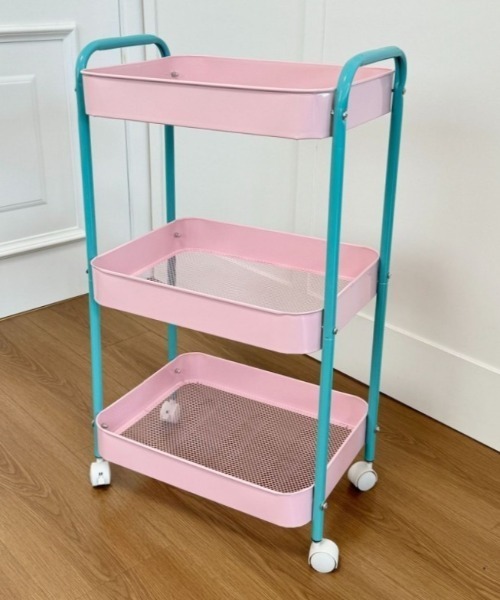 収納 配色カラーキャスター付き3段ワゴン : ZOZOTOWN Yahoo!店 - 通販