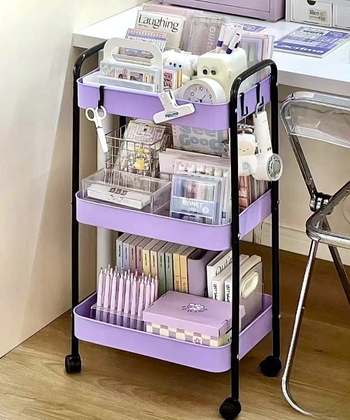 収納 配色カラーキャスター付き3段ワゴン : ZOZOTOWN Yahoo!店 - 通販