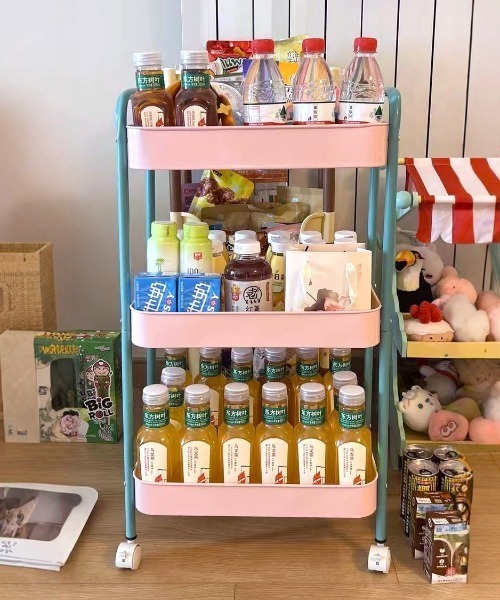 収納 配色カラーキャスター付き3段ワゴン : ZOZOTOWN Yahoo!店 - 通販