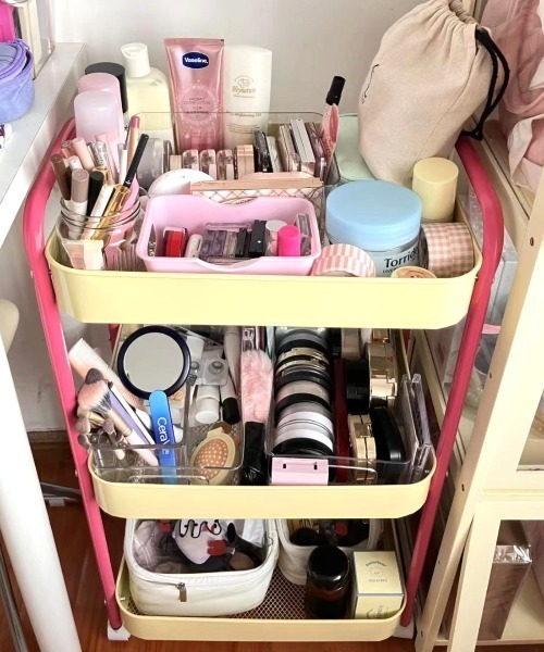 収納 配色カラーキャスター付き3段ワゴン : ZOZOTOWN Yahoo!店 - 通販