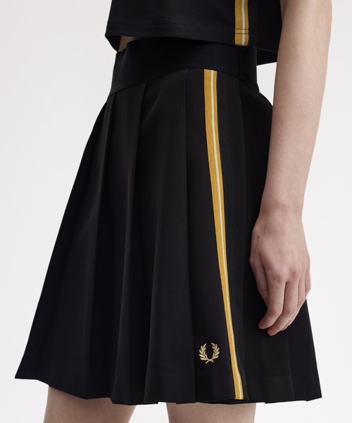 FRED PERRY（フレッドペリー） スカート Tape Detail Pleated Skirt