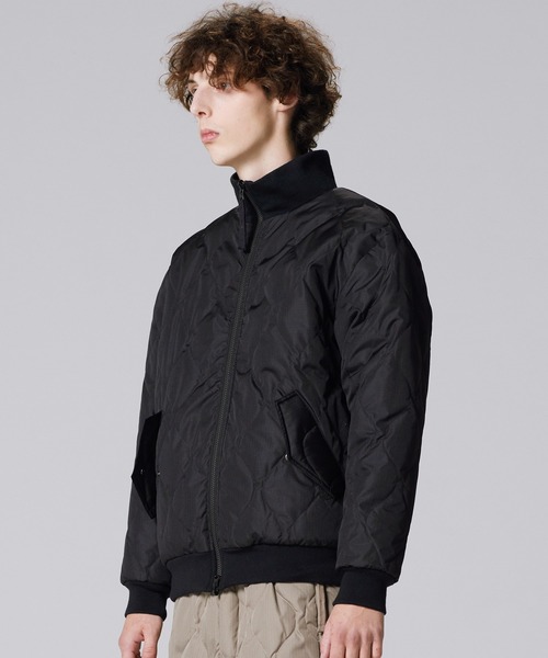 「TAION」 ダウンジャケット M ブラック×ブラック メンズ_画像4