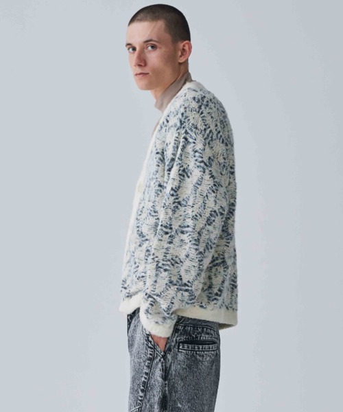 「Iroquois」 カーディガン 2 ベージュ メンズ_画像4